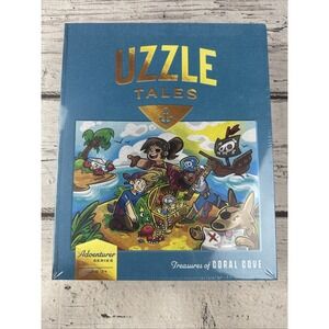 NEW The Uzzle Tales Reading Board Game Adventure Series Treasures Of Coral Cove